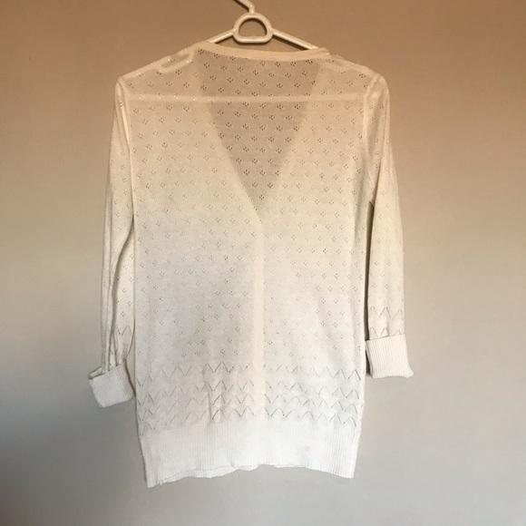 Vintage White Cardigan - Picture 3 of 9